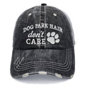 Dog Pare Hair Don't Care Embroidered Hat
