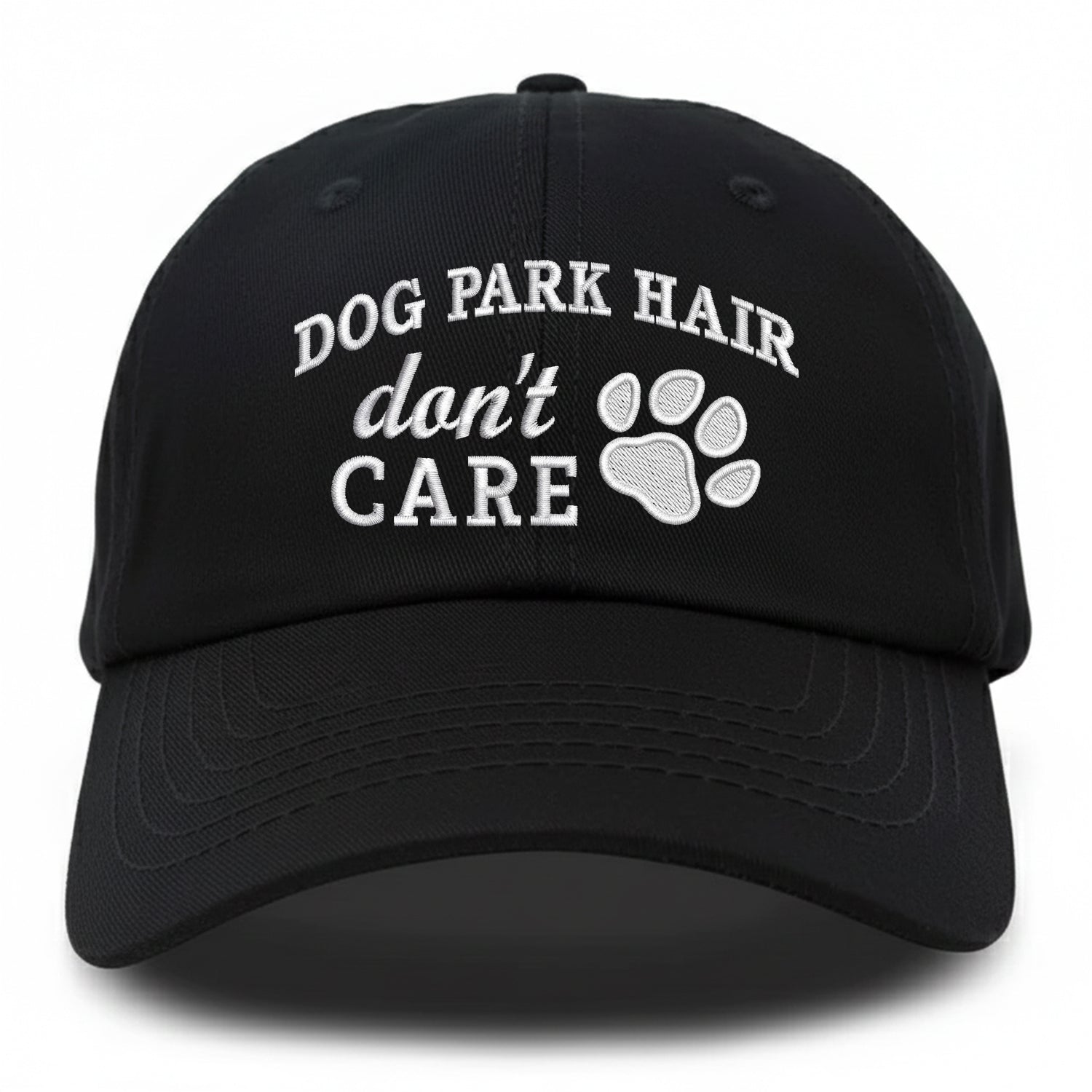Dog Pare Hair Don't Care Embroidered Hat