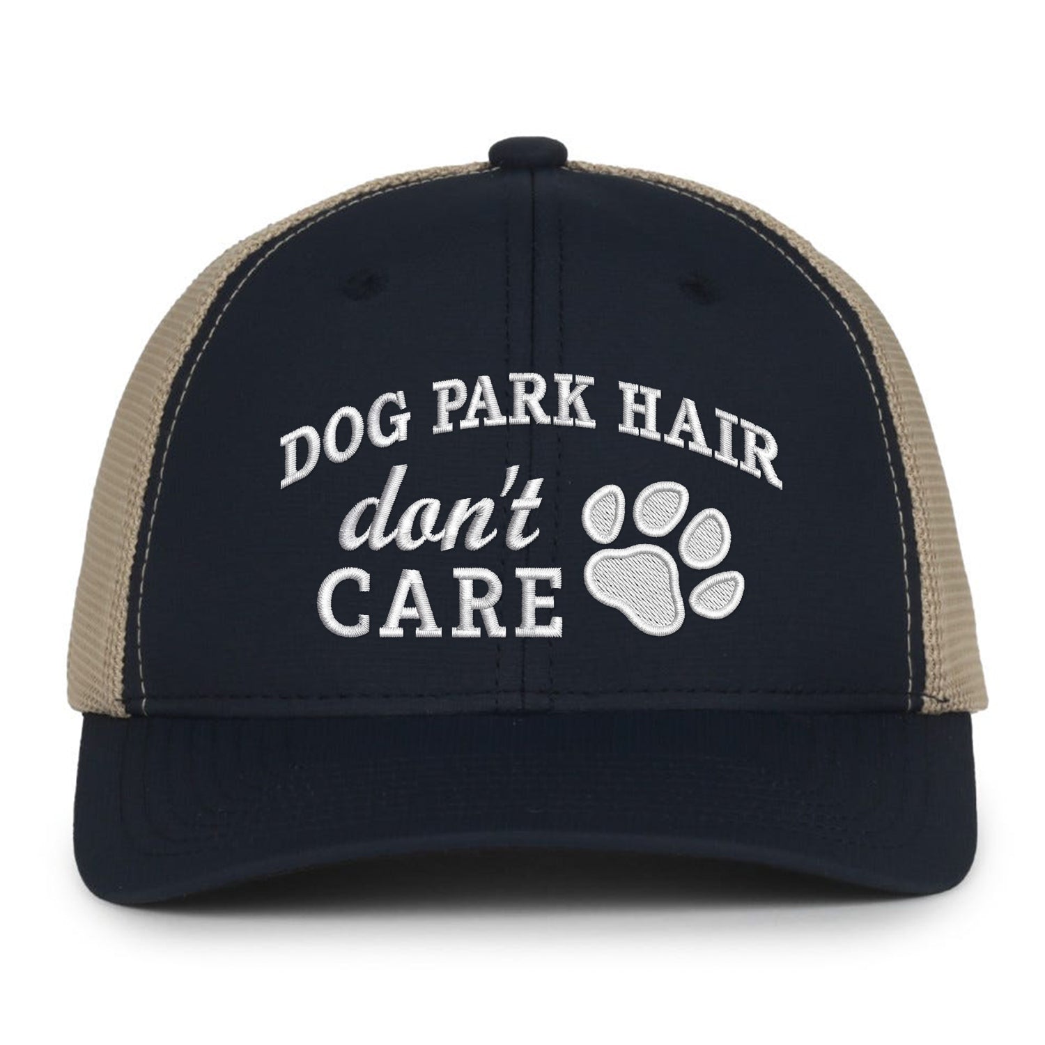 Dog Pare Hair Don't Care Embroidered Hat