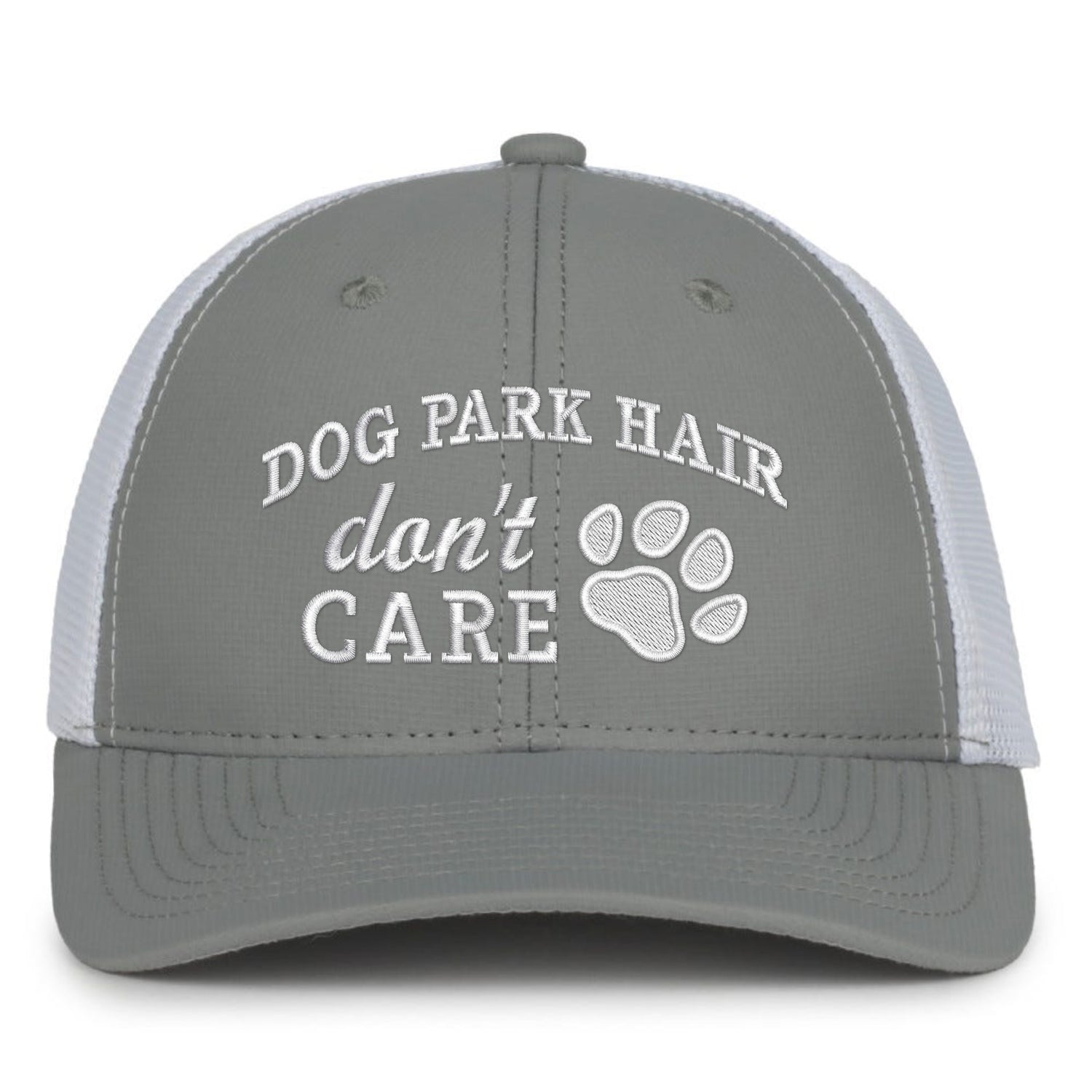 Dog Pare Hair Don't Care Embroidered Hat