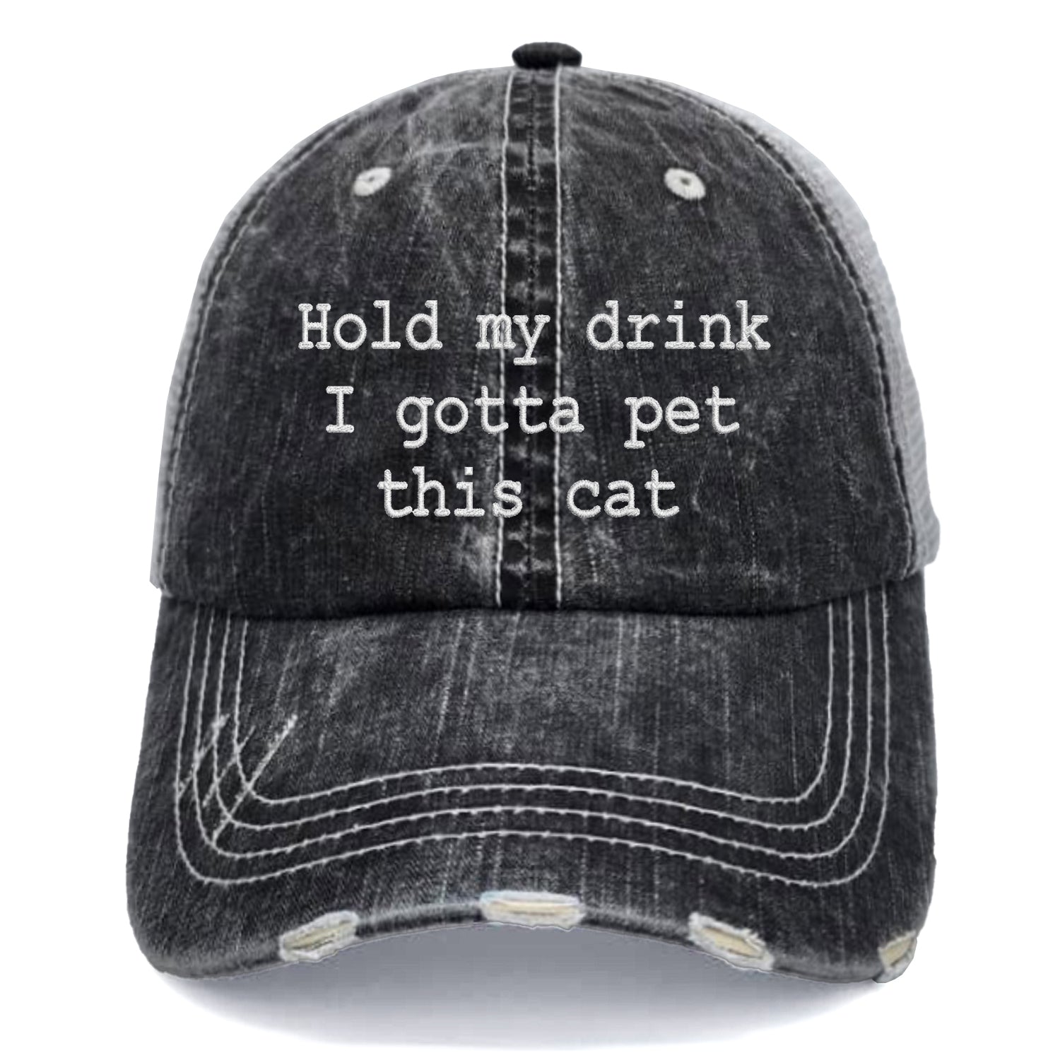 Hold My Drink Embroidered Hat