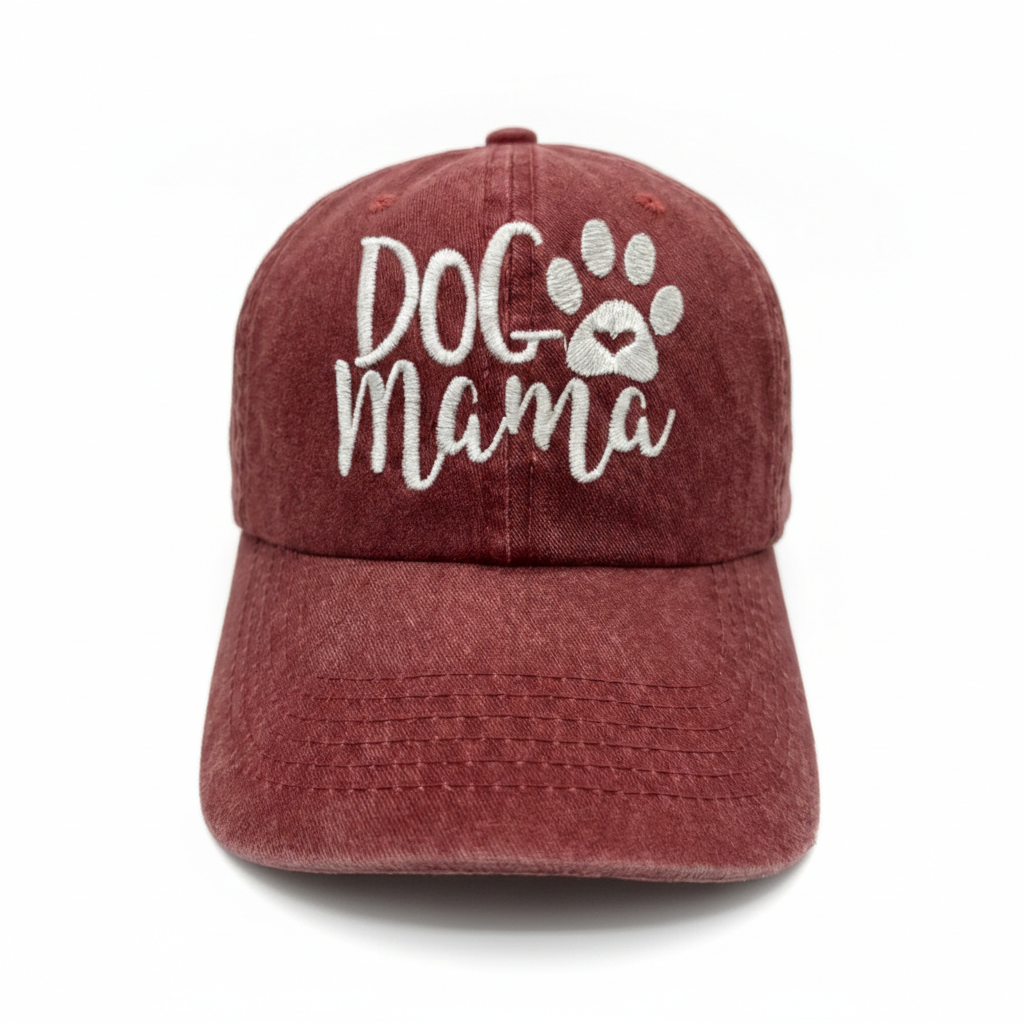 Dog Mama Embroidered Hat