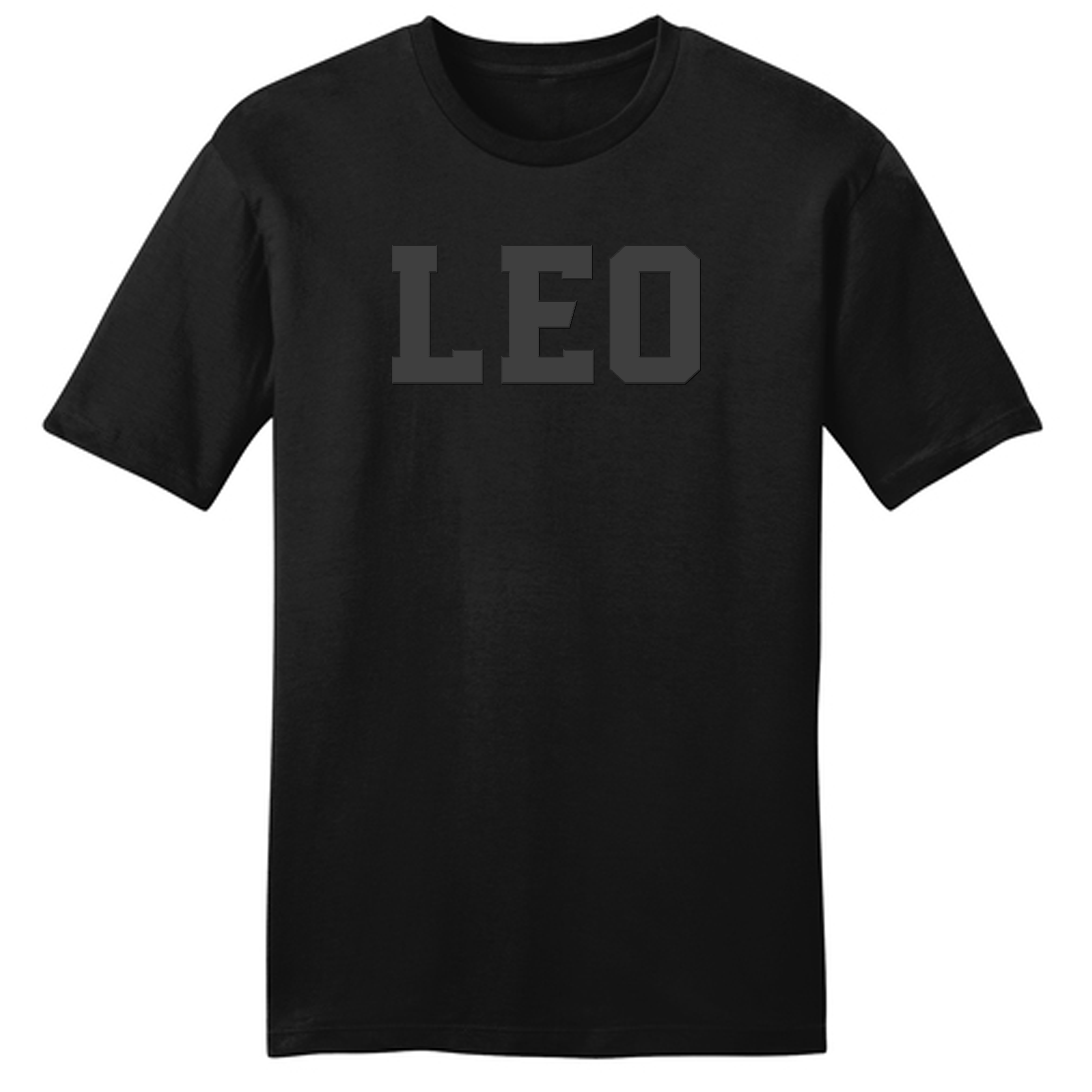 Black Zodiac Puff Print Premium Crewneck Sweatshirt