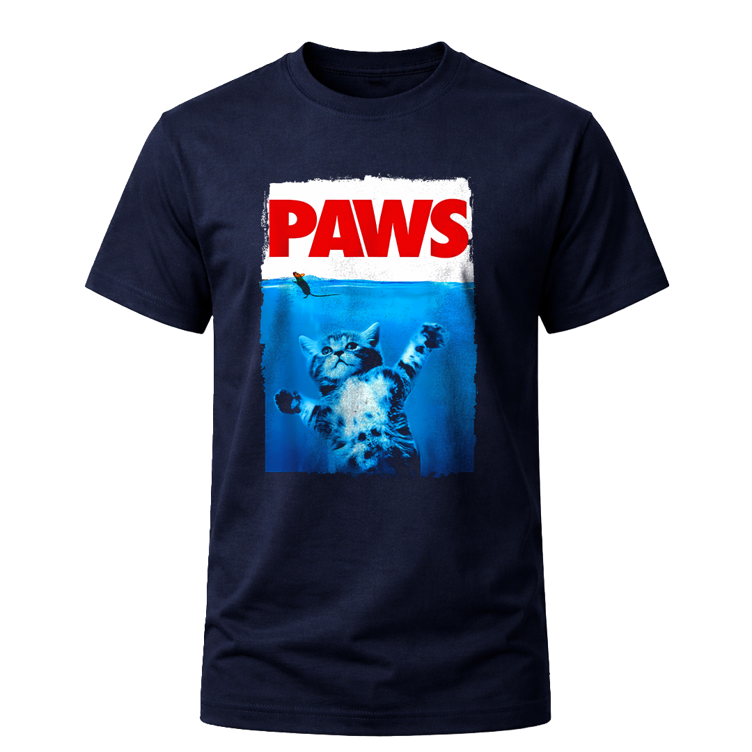 Funny Paws Cat and Mouse Vintage T Shirt