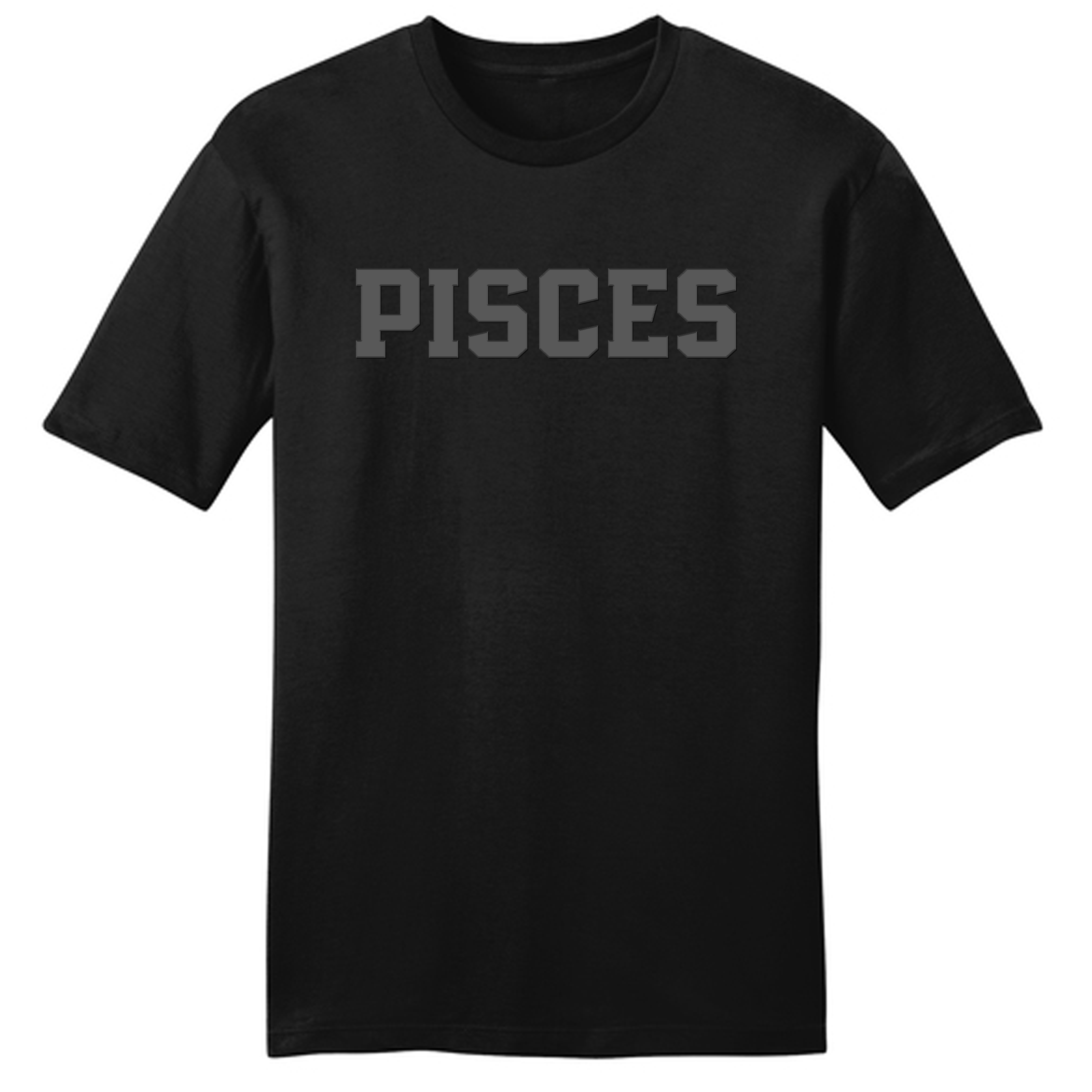 Black Zodiac Puff Print Premium Crewneck Sweatshirt