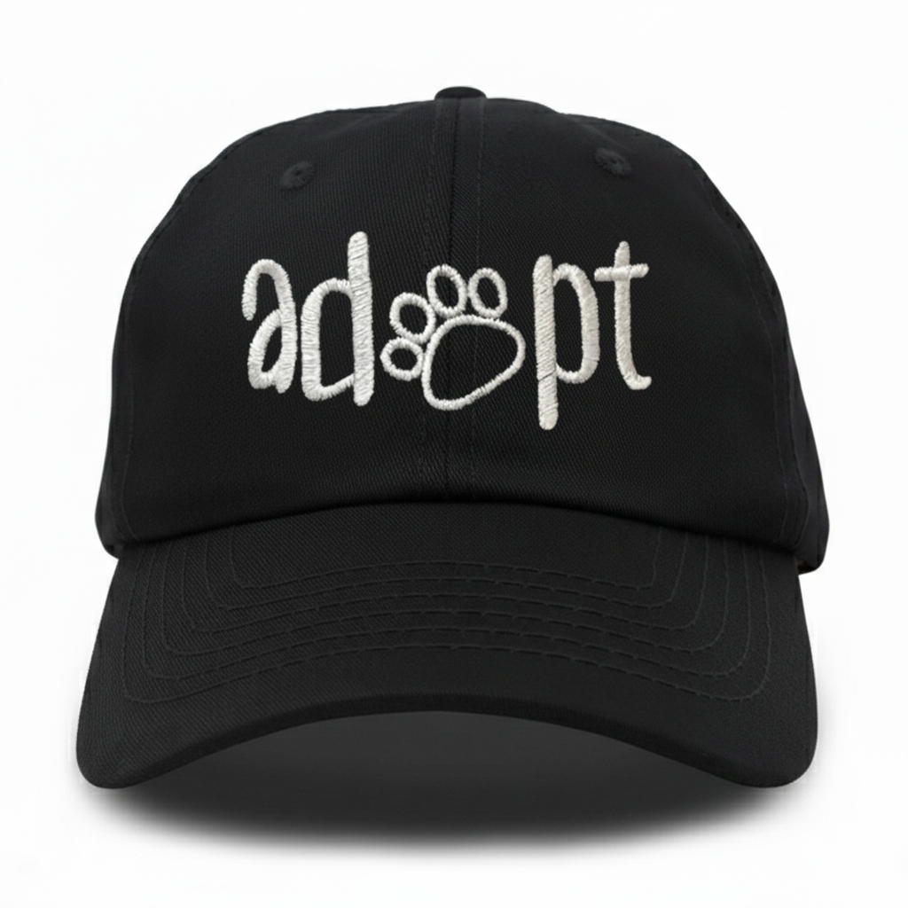Adopt Embroidered Hat