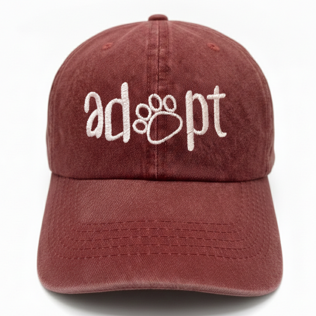 Adopt Embroidered Hat
