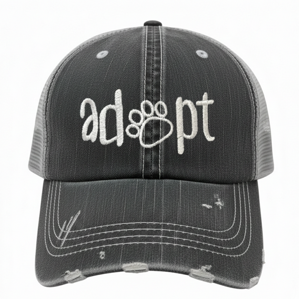 Adopt Embroidered Hat