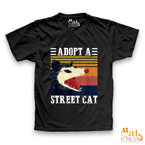 Adopt A Street Cat Funny T-Shirt