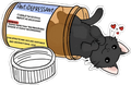 Cute Cat Antidepressant Vinyl Sticker, Vinyl Decal Sticker