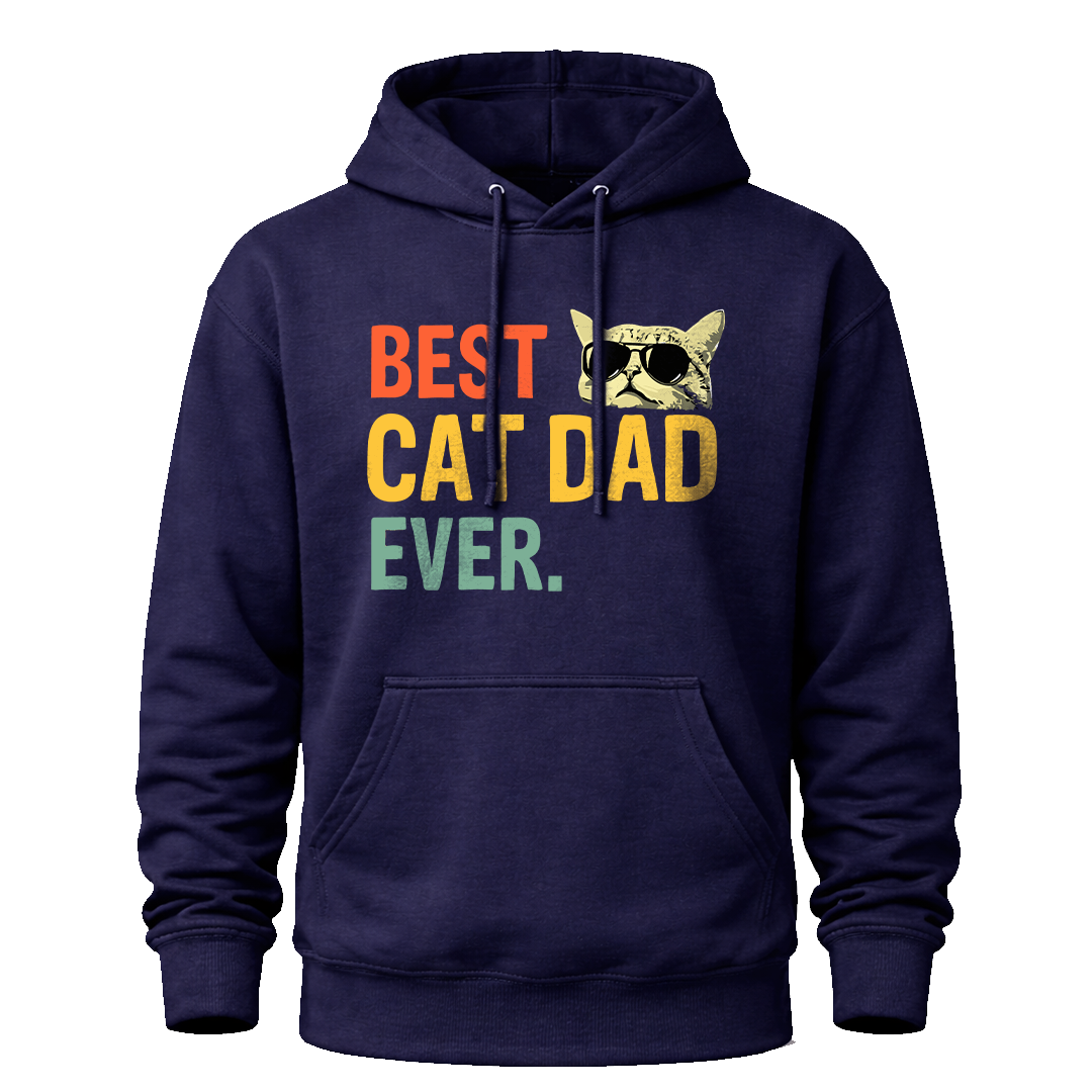 Best Cat Dad Ever T-Shirt – Funny Cat Dad T-Shirt