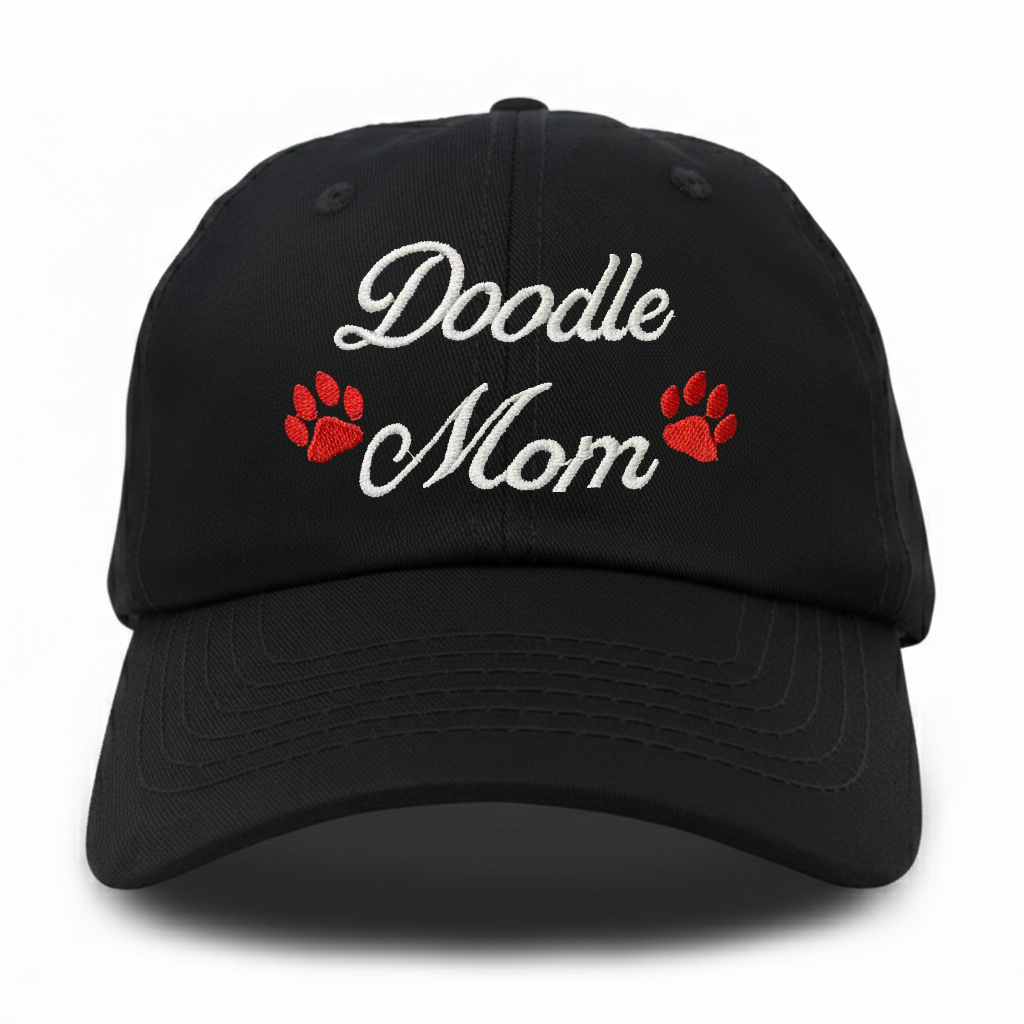 Doodle Mom Embroidered Hat