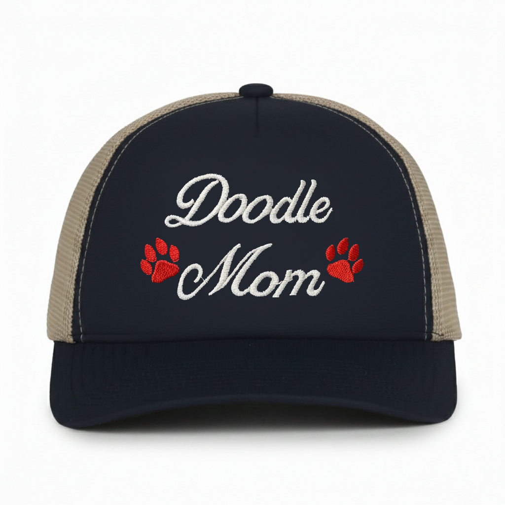 Doodle Mom Embroidered Hat