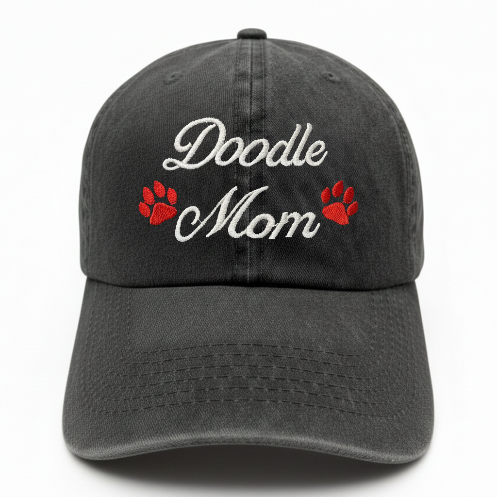 Doodle Mom Embroidered Hat