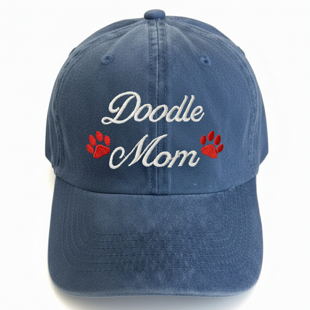 Doodle Mom Embroidered Hat