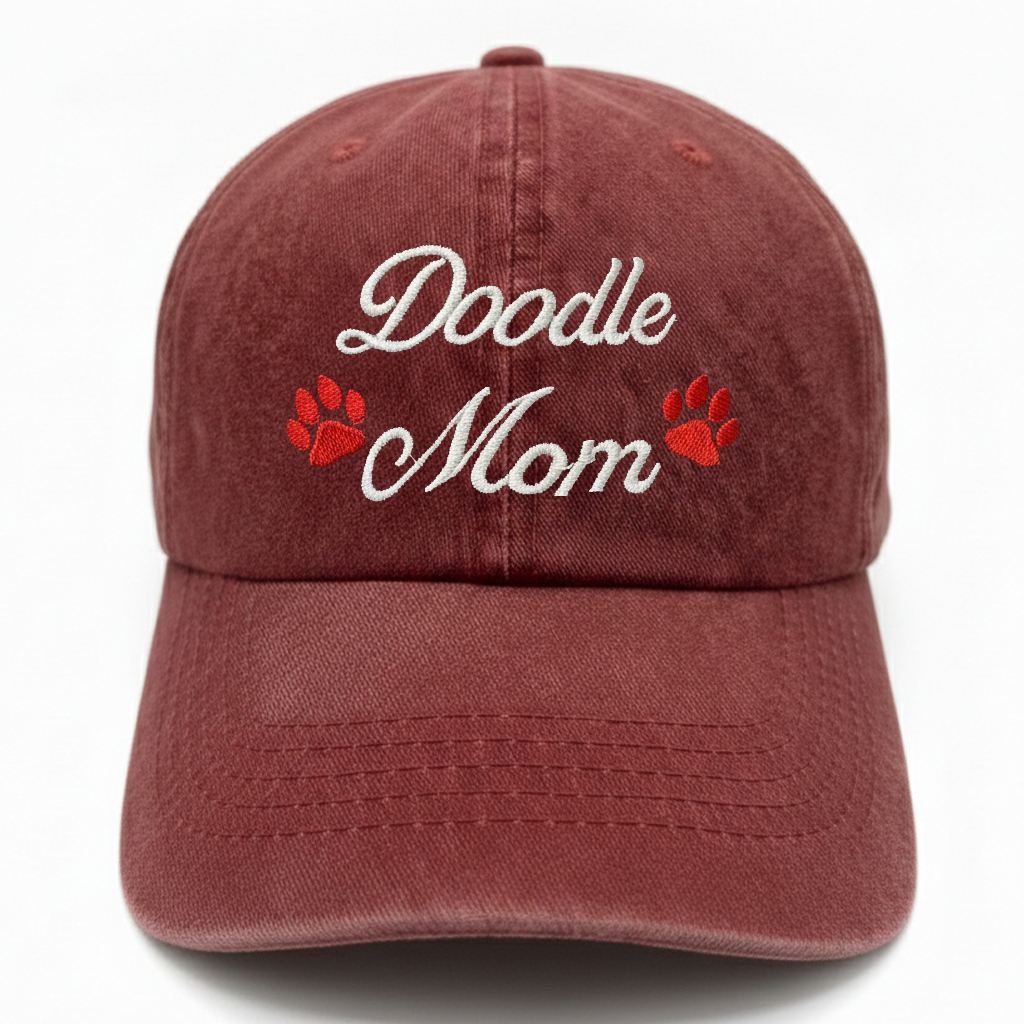 Doodle Mom Embroidered Hat