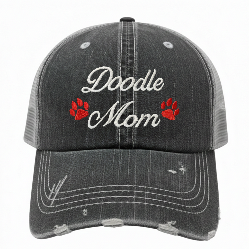 Doodle Mom Embroidered Hat
