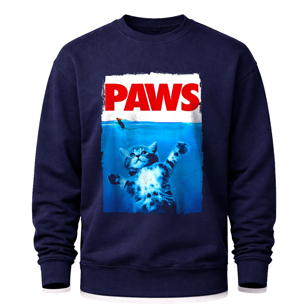 Funny Paws Cat and Mouse Vintage T Shirt