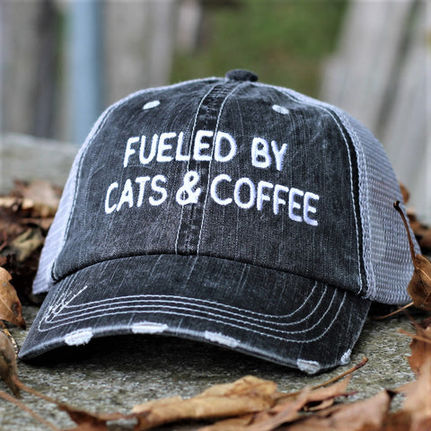 Fueled By Cats & Coffee Hat